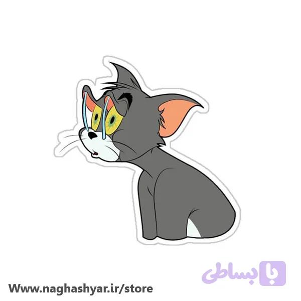 استیکر تام گربه