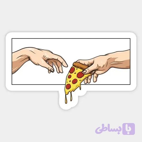 استیکر پیتزا 02