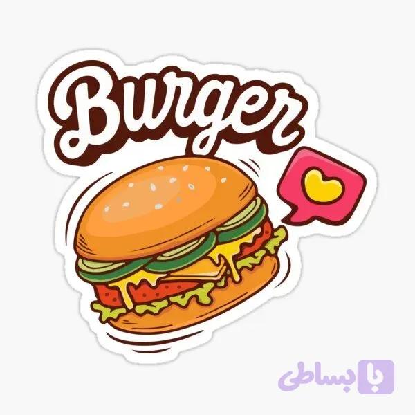 استیکر همبرگر01