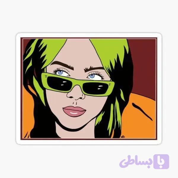 استیکر بیلی آیلیش 04