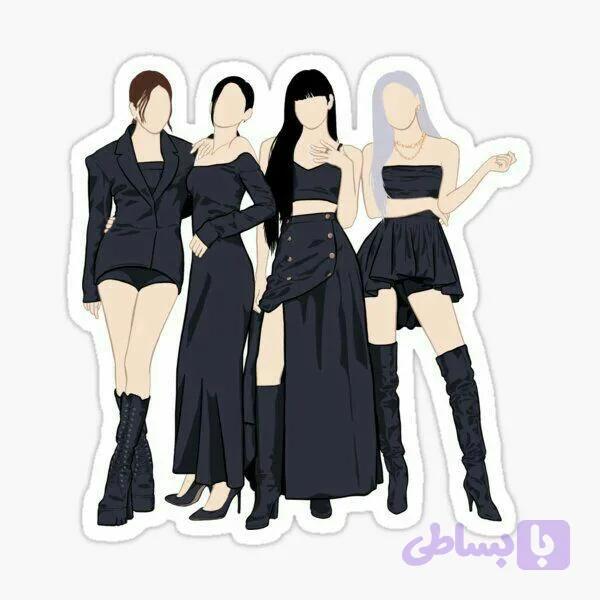 استیکر Black Pink