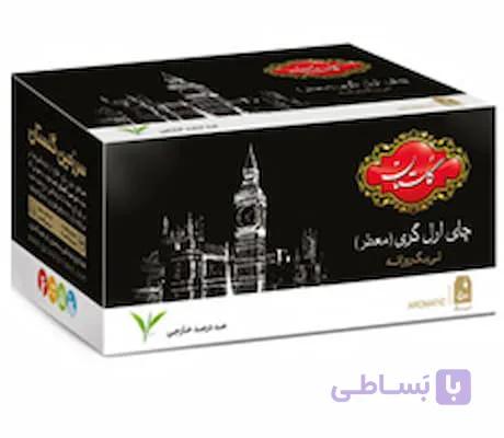 چای سیاه کیسه ای گلستان ارل گری
