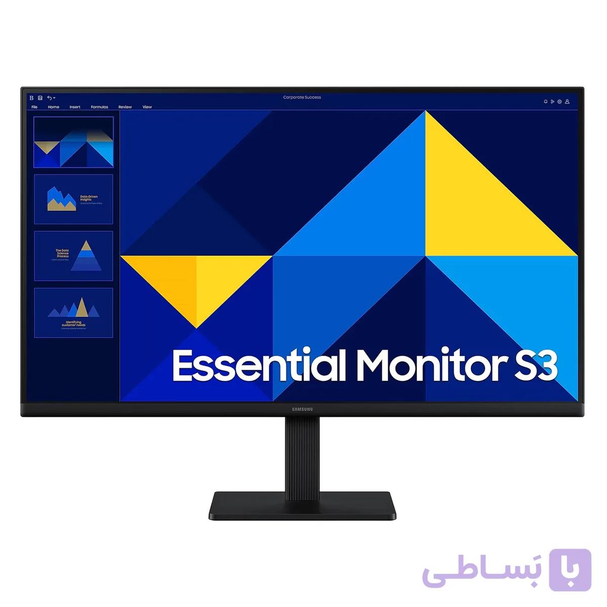مانیتور 27 اینچ سامسونگ مدل Essential Monitor S3 S30GD LS27D300GAMXUE
