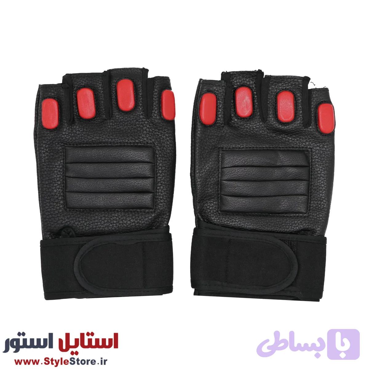 دستکش بدنسازی مدل کلاب — تصویر 1