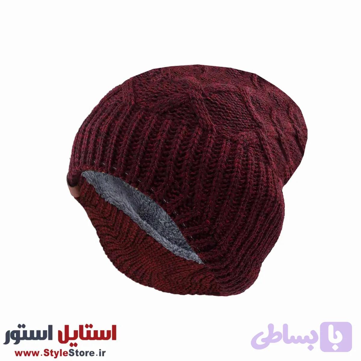 کلاه بافتنی ایلگار مدل رو گوشی کد 1529 — تصویر 1