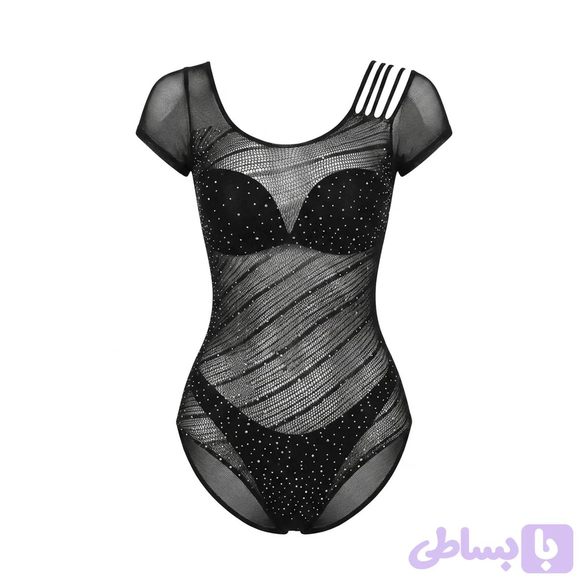 لباس خواب زنانه توری بک لس(پشت باز) کد 83042
