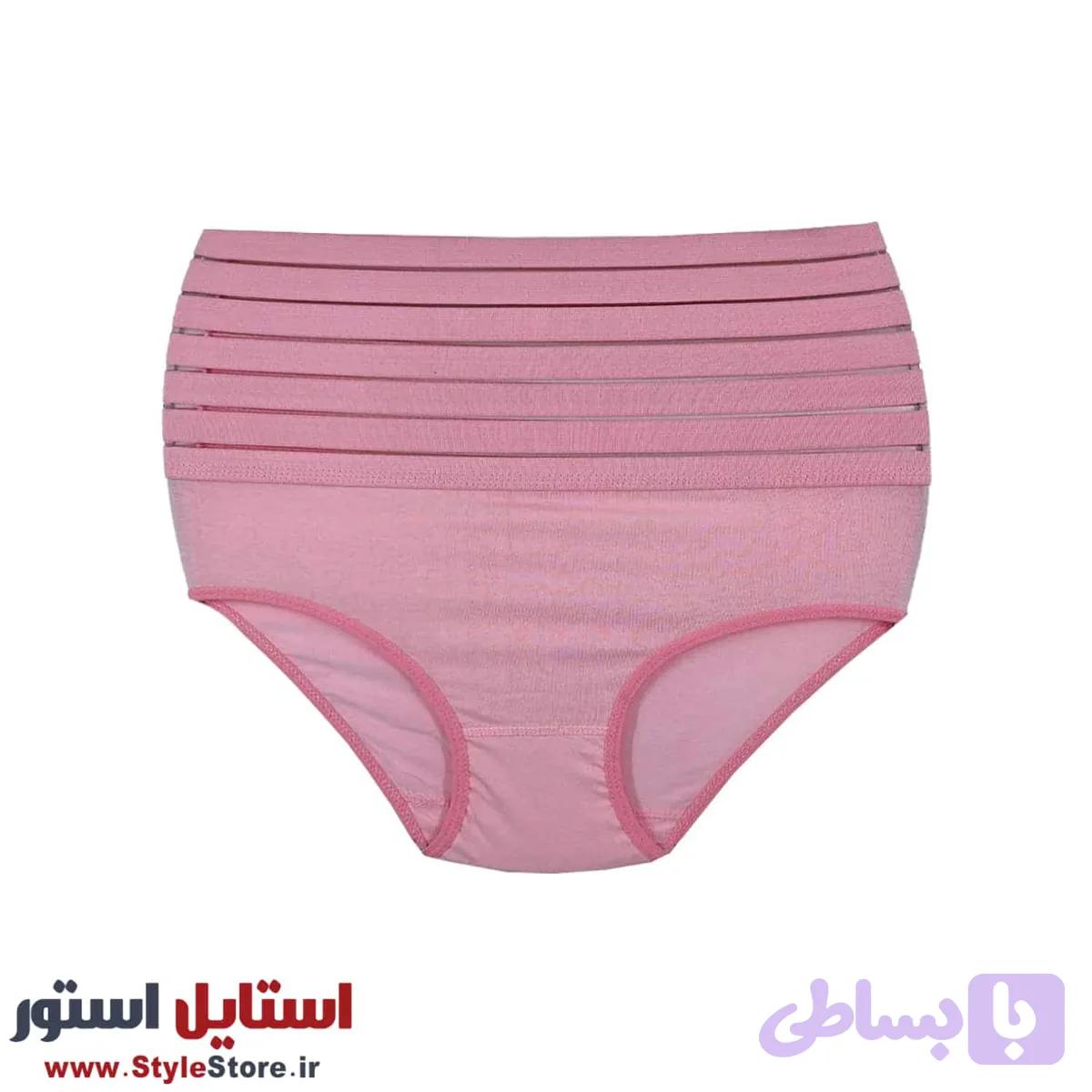 شورت گنی زنانه مدل STYLE کد 1478 رنگ صورتی — تصویر 1