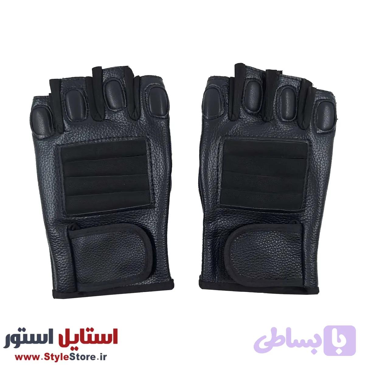 دستکش بدنسازی مدل مخمل کد 1497 — تصویر 1