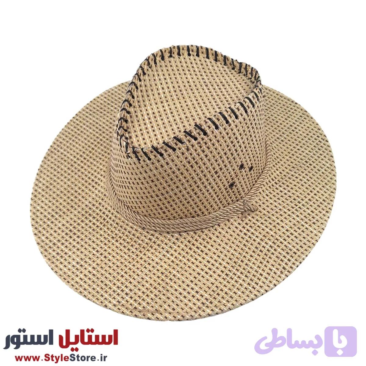 کلاه حصیری مدل ساده کد 1140 — تصویر 1