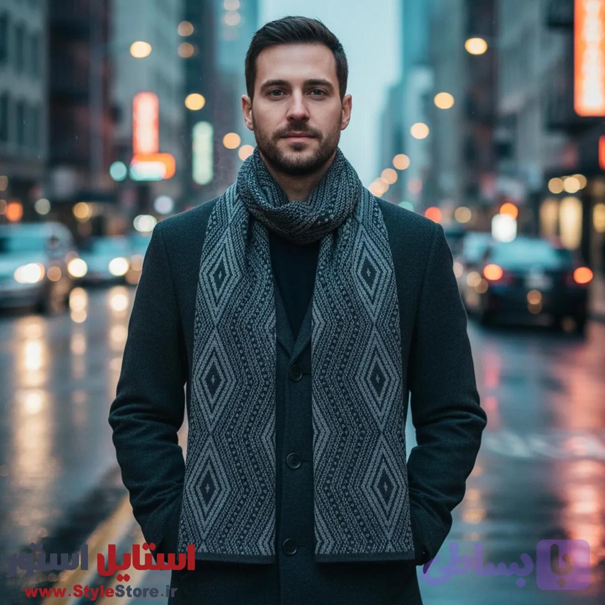 شال گردن سیلکا مدل هورشاد کد 2078 — تصویر 1