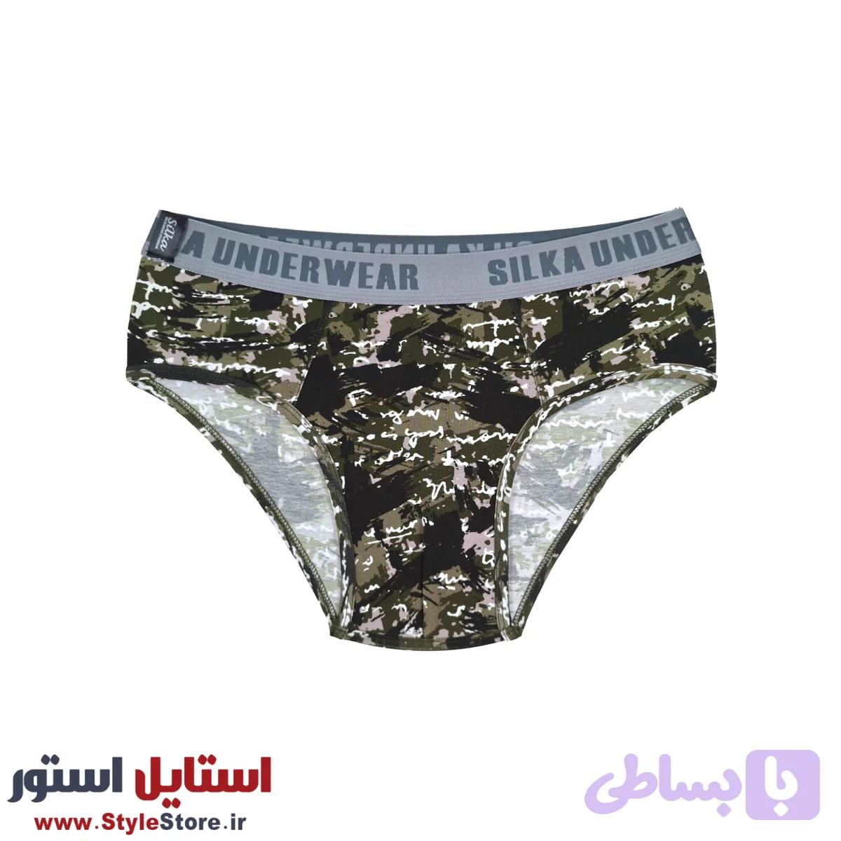 شورت اسلیپ مردانه سیلکا مدل ارتشی کد 2003 — تصویر 1