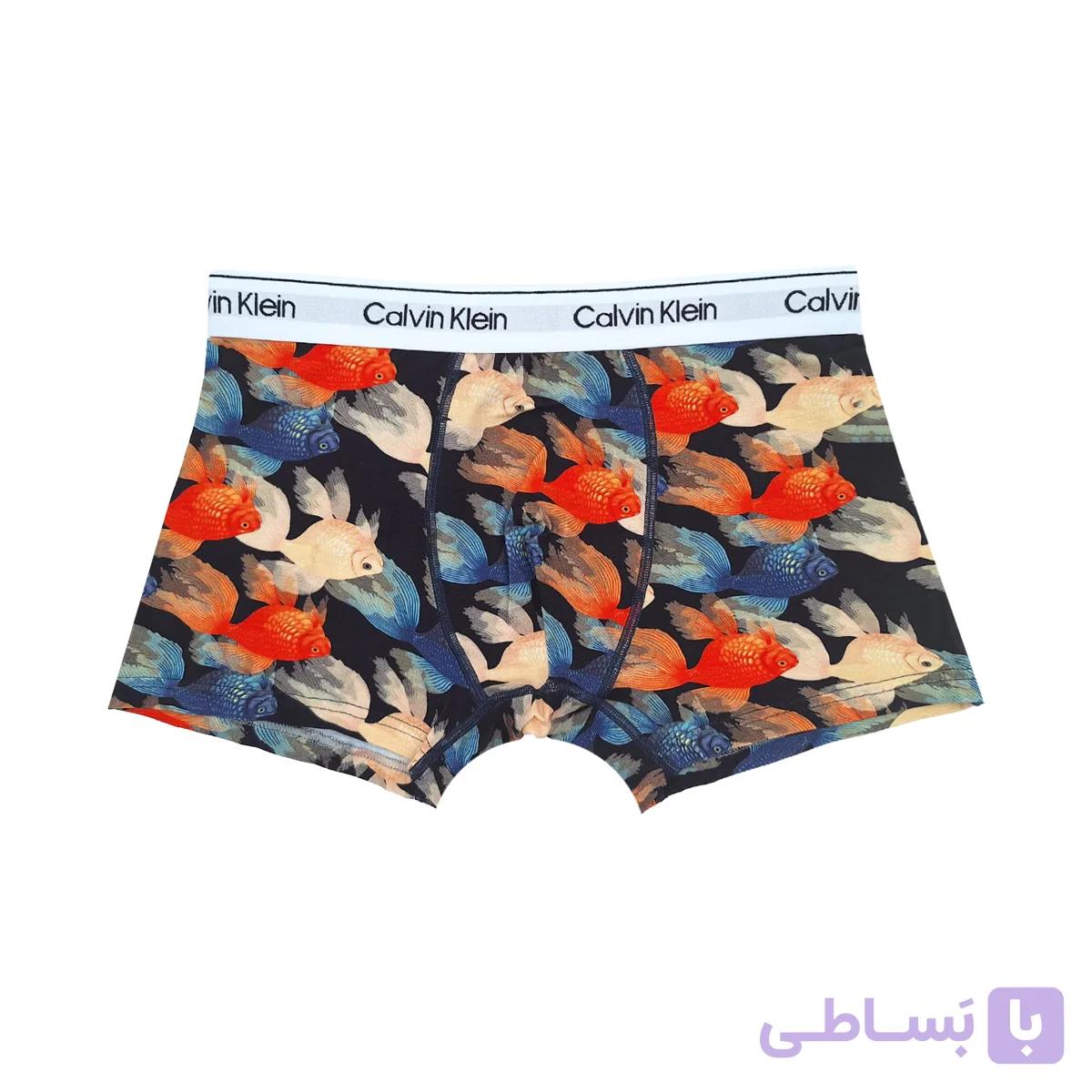شورت مردانه کولسی طرح ماهی کد 2224 — تصویر 1