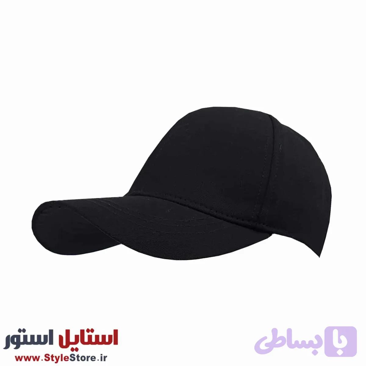 کلاه کپ ساده مدل کتان کد 1356 — تصویر 1