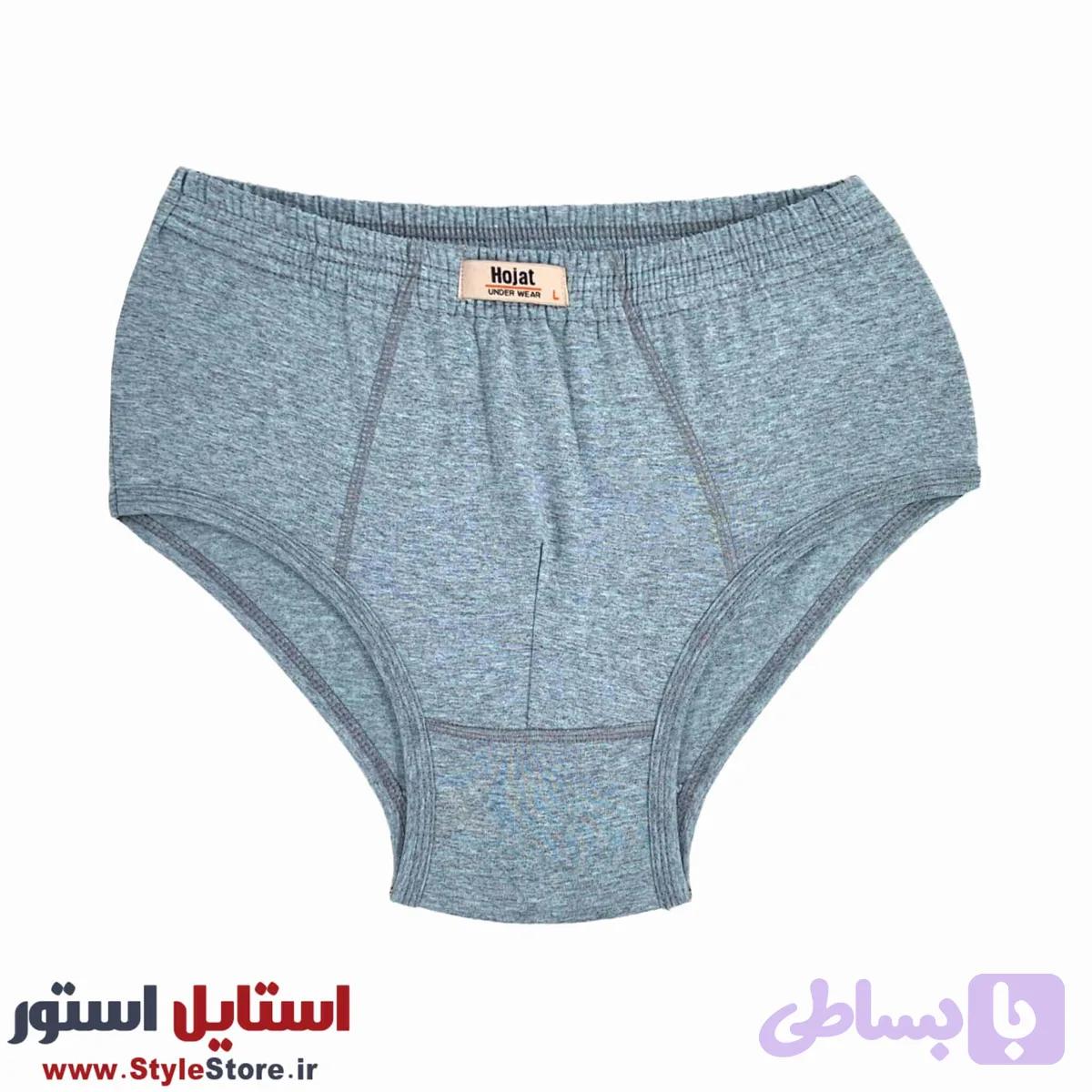 شورت اسلیپ مردانه حجت مدل slip رنگ سبز روشن