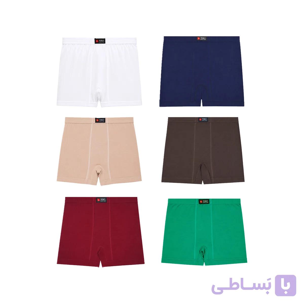 شورت پادار مردانه نیکو جنس پنبه ای کد 2167 (رنگبندی آزاد) — تصویر 1