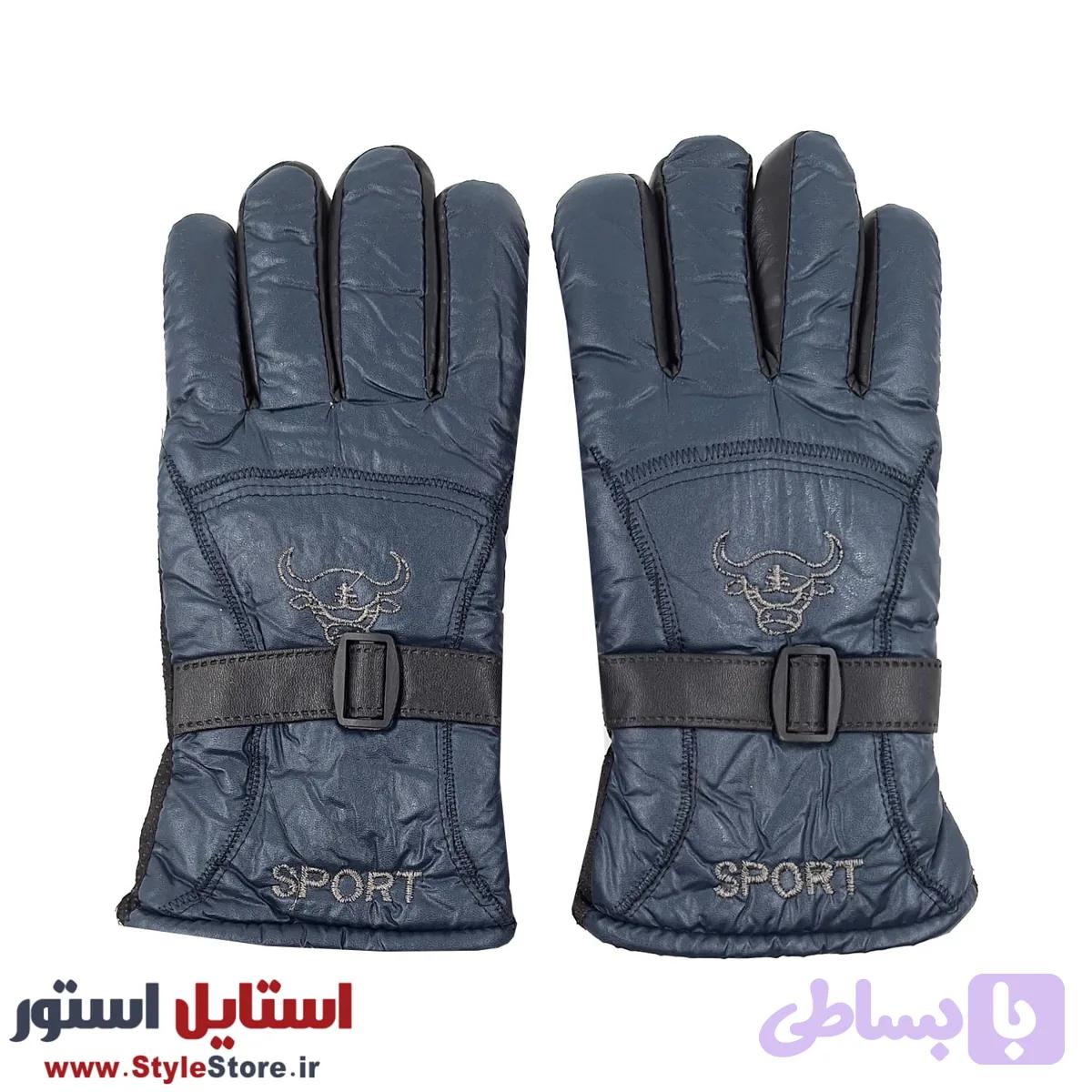 دستکش چرم مردانه مدل Buffalo کد 1516 — تصویر 1