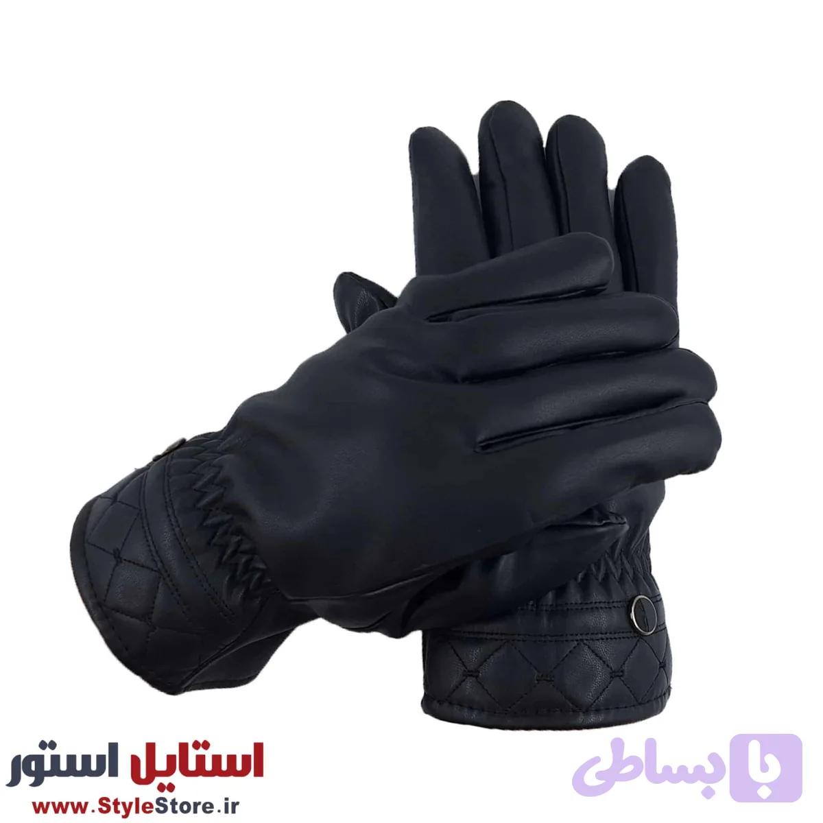 دستکش چرم مردانه مدل GREEN کد 1096 — تصویر 1