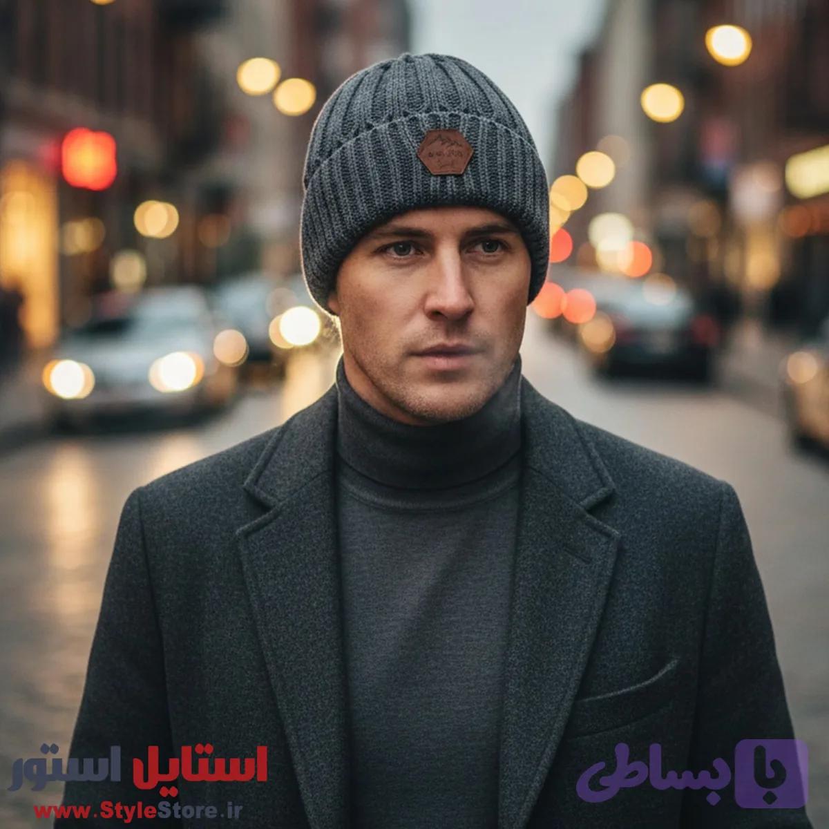 کلاه بافتنی مدل ROOT کد 2070 — تصویر 1