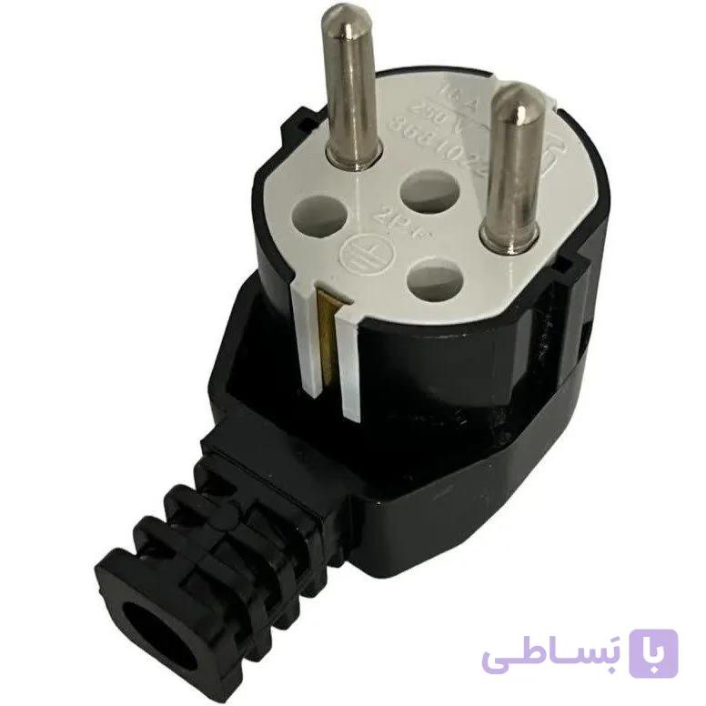 دوشاخه چپقی استاندارد کوشا نگین نور — تصویر 1