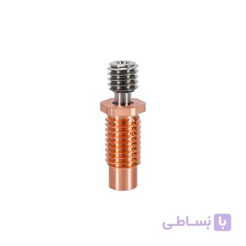 پیچ اکسترودر سوراخ دار  Bi Metal E3D V6 دما بالا — تصویر 1