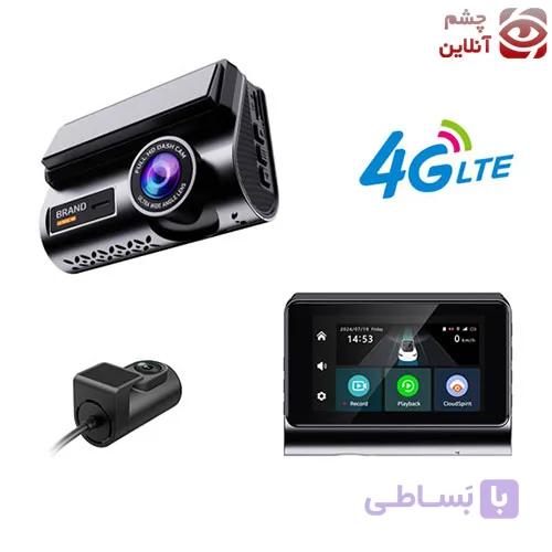 دوربین ثبت وقایع خودرو سیم کارتی دو دوربین 2K مدل TANT-4G — تصویر 1