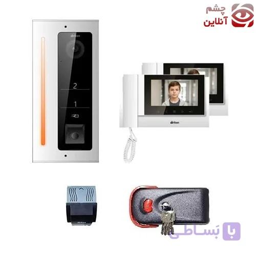پکیج آیفون تصویری 2 واحدی حافظه دار اثر انگشتی-یوتاب-برایتون مدل 7030-5002