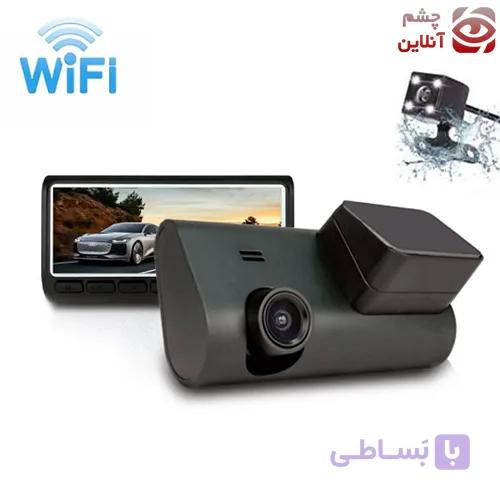 دوربین ثبت وقایع خودرو WIFI دار دو دوربین مدل TANT-06 — تصویر 1