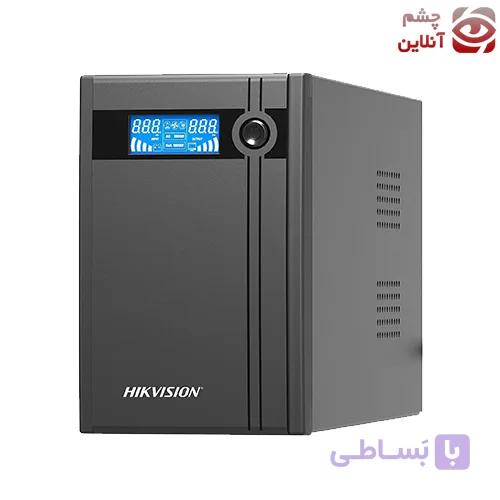 یو پی اس (2 باتری 12 ولت 9 آمپر) هایک ویژن UPS مدل DS-UPS2000 2KV — تصویر 1