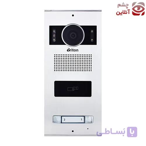 پنل آیفون تصویری کارتی RFID برایتون 2 واحدی مدل BPK-2002-H-R — تصویر 1