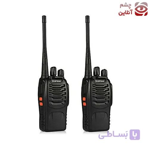 بیسیم واکی تاکی اصلی باوفنگ BF888 بسته دو عددی type c
