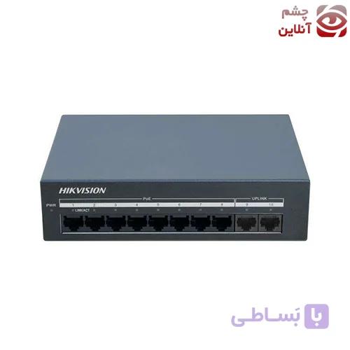 سوییچ شبکه 10 پورت گیگ هایک ویژن مدل DS-XS10G-P