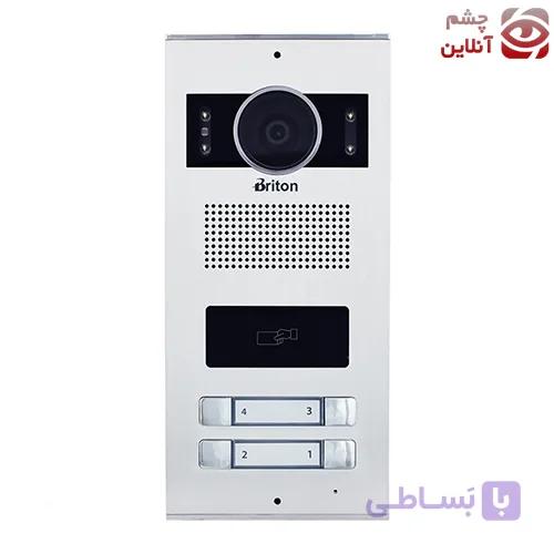پنل آیفون تصویری کارتی برایتون 4 واحدی مدل BPK-2004-H-R — تصویر 1