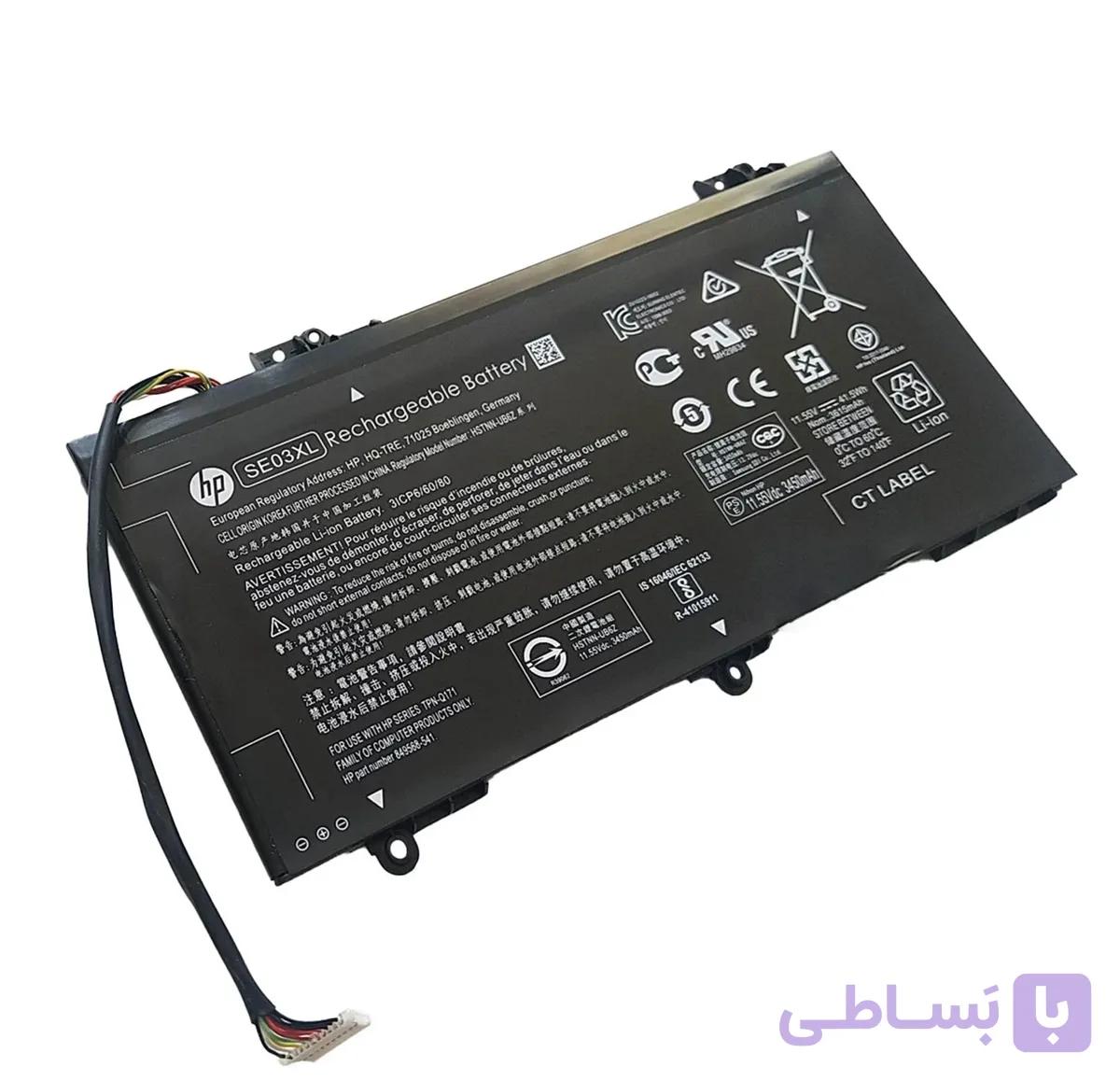 باتری اورجینال لپ تاپ اچ پی HP Pavilion 14 SE03XL — تصویر 1