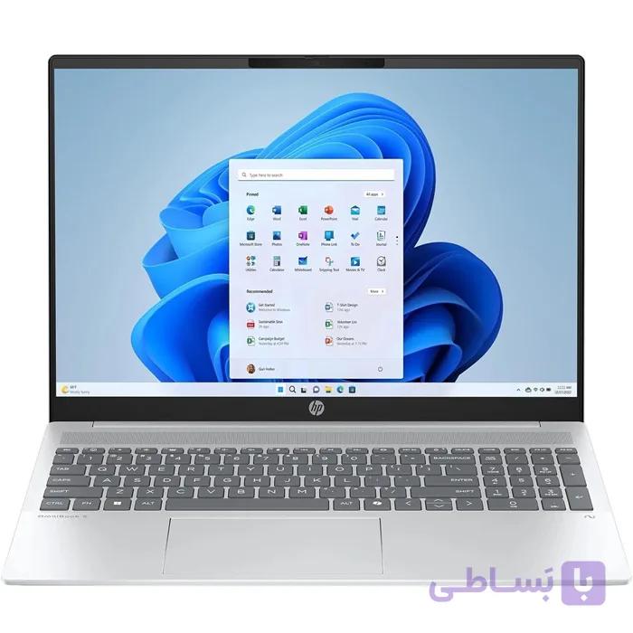 لپ تاپ اچ پی استوک omnibook 5 16 Ryzen Ai 5-340w 16GB 512GB ssd 2G AMD 840M  16 fhd TOUCH — تصویر 1