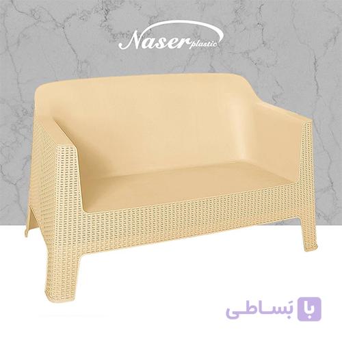 مبل دونفره مدل 892 با تشک کف و پشت ناصر
