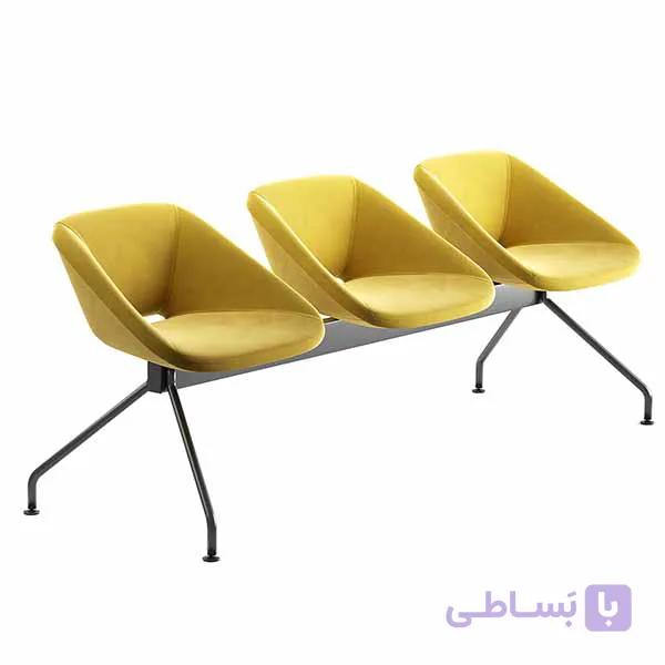 صندلی انتظار دو نفره مدل Triangle هلگر