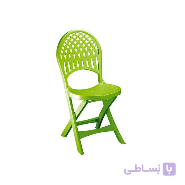 صندلی پلاستیکی تاشو ناصر پلاستیک مدل 857(2 عدد)