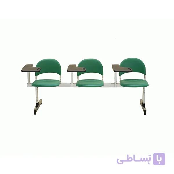 نیمکت آموزشی سه نفره نظری مدل متال پلاست