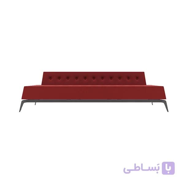 مبل سه نفره بدون دسته نظری مدل کیوپس