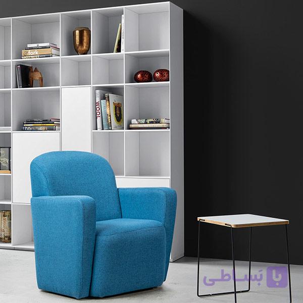 مبل تک نفره دسته دار مدل KEF711 آرتمن