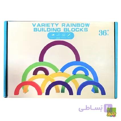 اسباب بازی چوبی رنگین کمان — تصویر 1