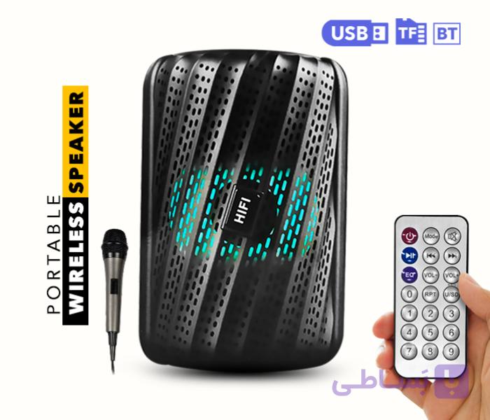 اسپیکر بلوتوثی قابل حمل مدل XY-601 میکروفن دار — تصویر 1