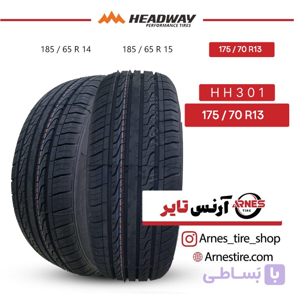 لاستیک هدوی سایز 175/70R13 مدل HH301 — تصویر 1
