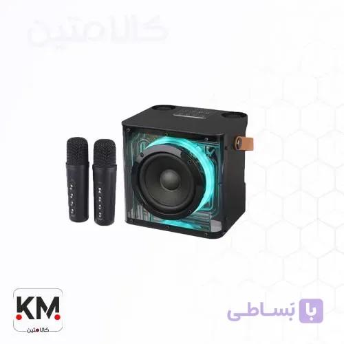 اسپیکر بلوتوثی وریتی V-PS7030 + دو عدد میکروفون — تصویر 1