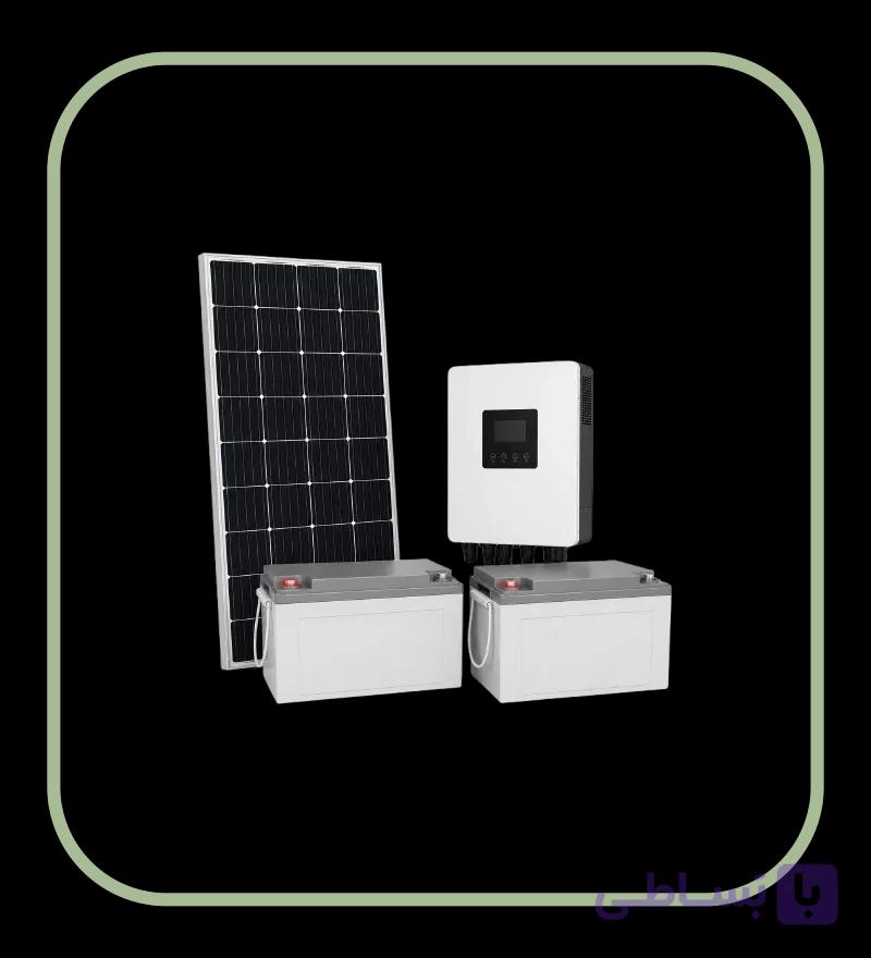 پکیج برق خورشیدی 3 کیلووات با باطری ژل