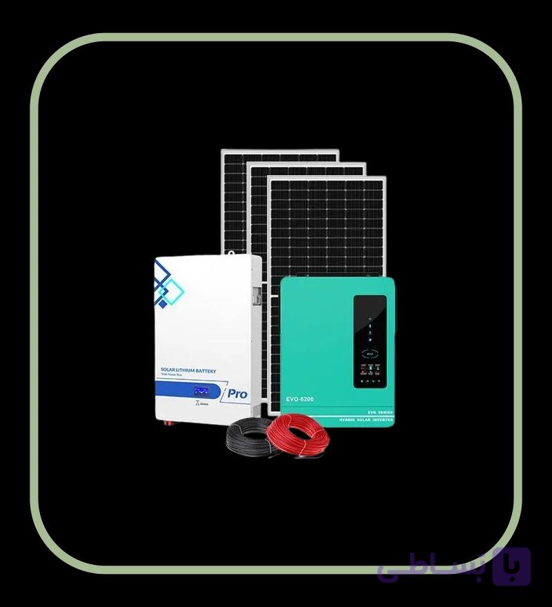 پکیج برق خورشیدی 6 کیلووات