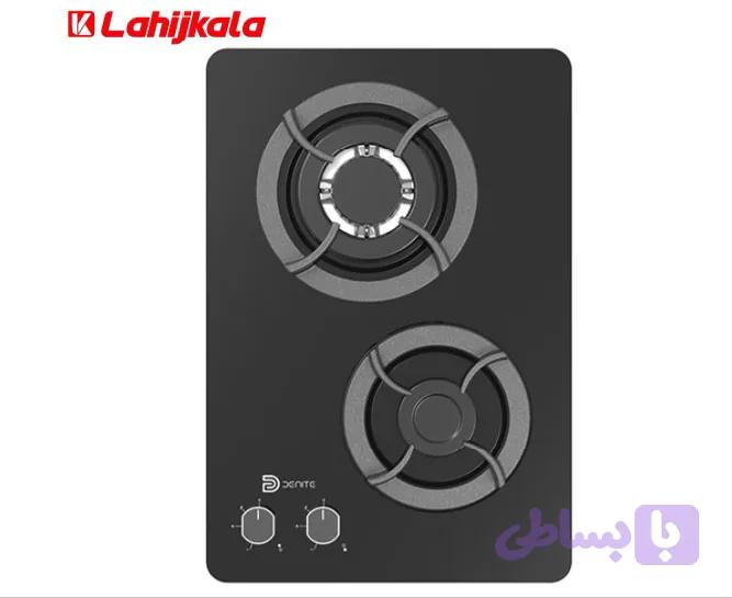 گاز رومیزی شیشه ای دنیته مدل 104 دو شعله