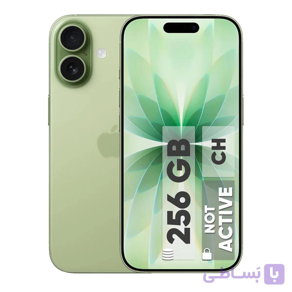 گوشی موبایل Apple مدل iPhone 17 Non Active CHA ظرفیت 256GB – سبز