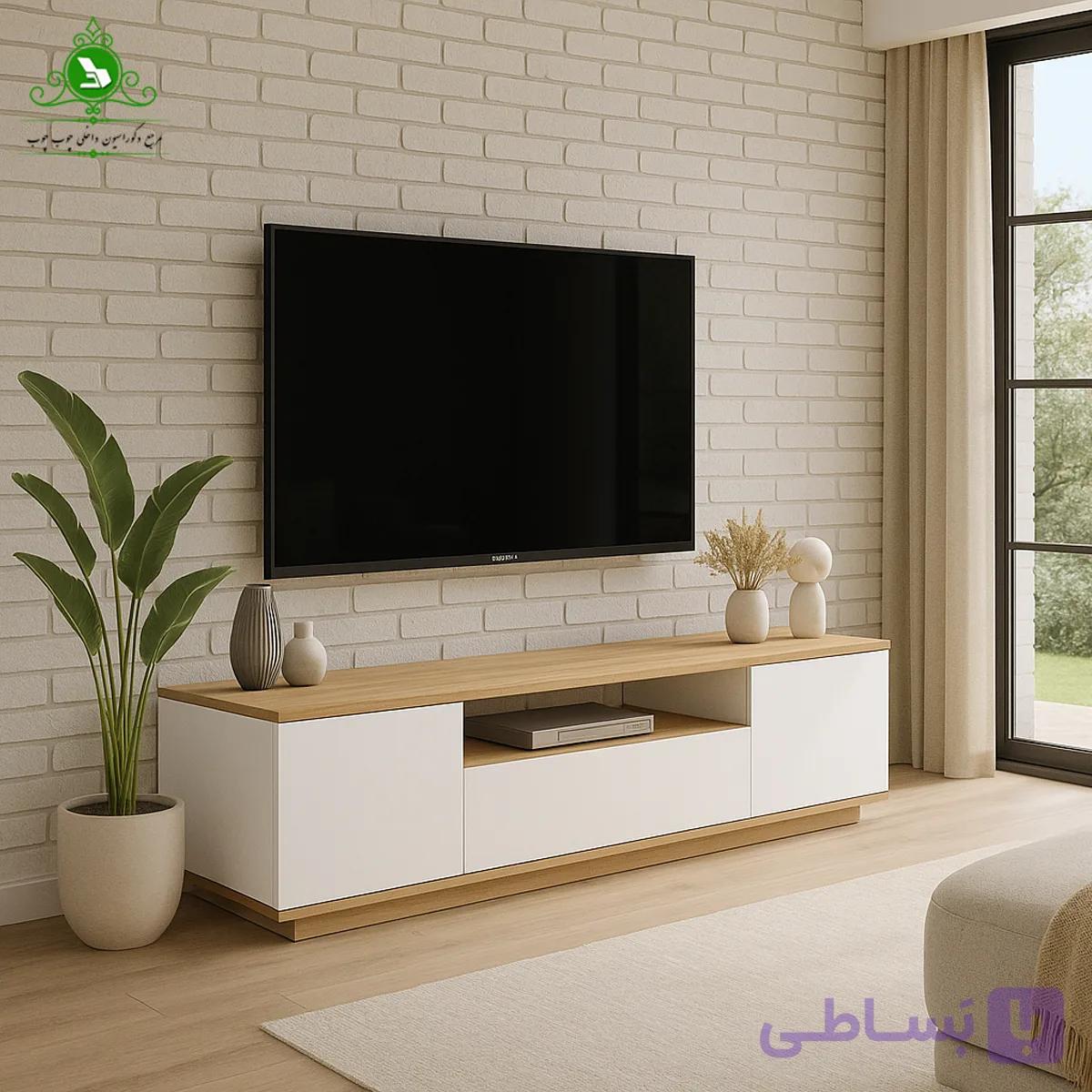 میز تلویزیون مدرن کلاسیک مدل M301 — تصویر 1