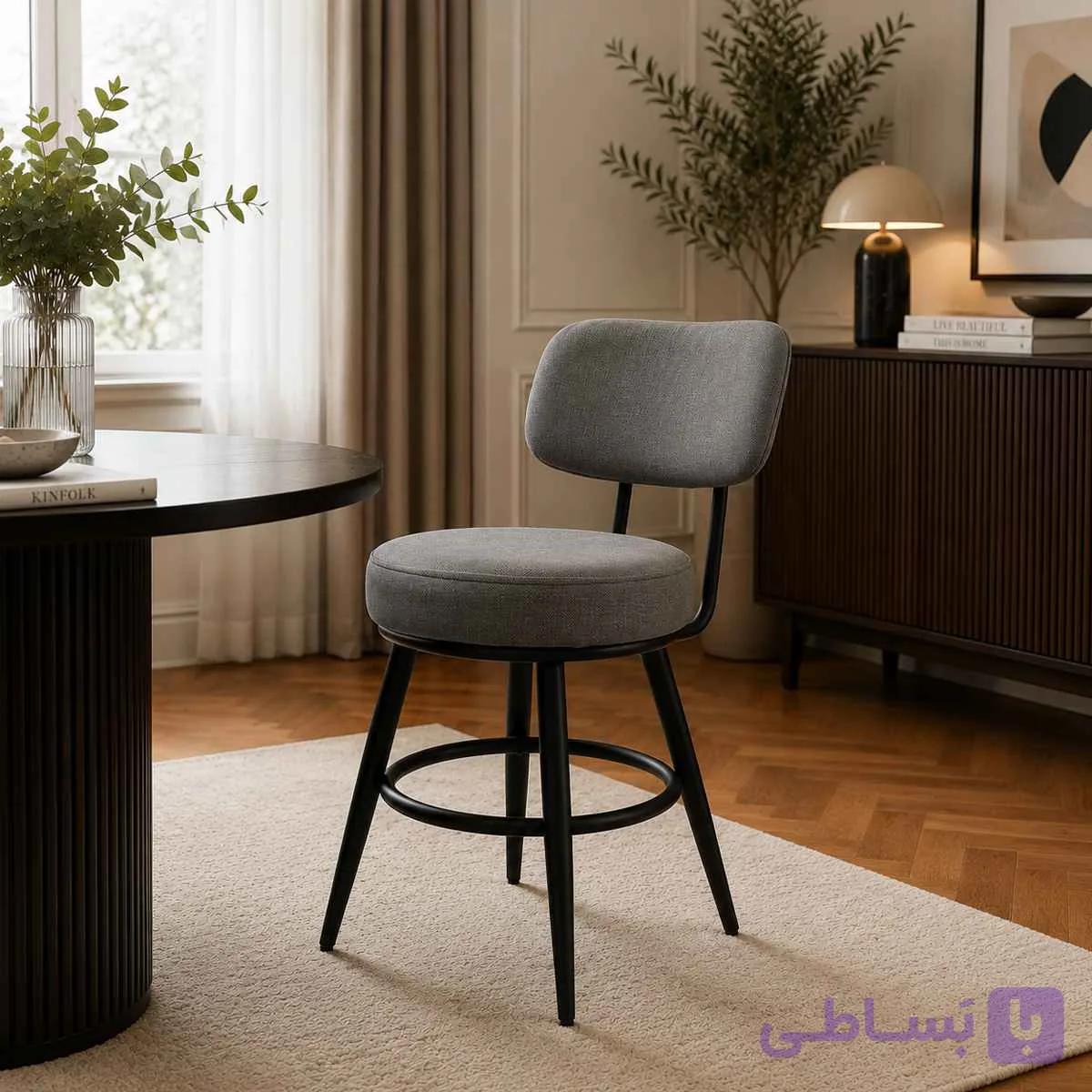 صندلی ناهارخوری مدل ویرا پارچه ای — تصویر 1